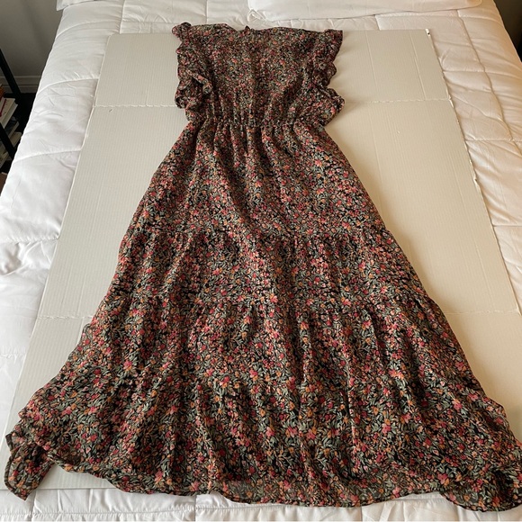 BB Dakota by Steve Madden Sleeveless Multicolor Floral Maxi Dress - Picture 9 of 14